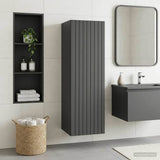 Wall-mounted Bathroom Cabinet Black 33 x 34.5 x 60 cm 890663