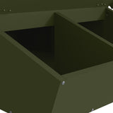 Pig Feeder Olive Green 82 x 51 x 91.5 cm Cold-Rolled Steel 874643