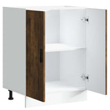 Kitchen Base Cabinet Porto Smoked Oak Engineered Wood 853922