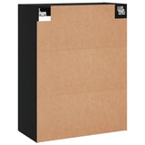 Wall Mounted Cabinet Black 69.5x34x90 cm 828453