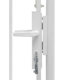 Garden Gate Woerden Steel 1x2.25 m White 143066