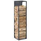 Firewood Rack Anthracite 25x25x100 cm Cold-rolled steel 864269