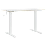 ZNTS Standing Desk Frame White cm Steel 4005340