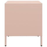 Bedside Cabinets 2 pcs Pink 35x39x43.5 cm Steel 851247