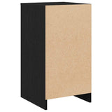 Sideboard with Drawer Black oak 40 x 41 x 75 cm Engineered wood 865056