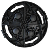 Plant Trolleys with Wheels 3 pcs Diameter 30 cm Black 170 kg 3143916