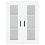 Highboard White 69.5x34x180 cm Engineered Wood 3198281