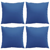 Sofa Cushions 4 pcs Royal Blue 50x50 cm Fabric 360391