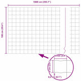 Euro Fence 1 x 10 m PVC-coated iron 42004653