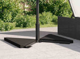 Umbrella Weight Plates 2 pcs Black Granite Triangular 14 kg 4100003