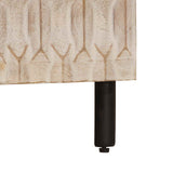 Bedside Cabinet White 50 x 33 x 62 cm Solid Mango Wood 4017873