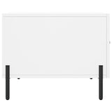 Coffee Tables 2 pcs White 50x50x40 cm Engineered Wood 829413