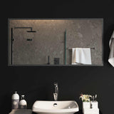 LED Bathroom Mirror Transparent 100 x 50 cm Tempered Glass 42045823
