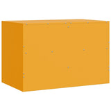 TV Cabinet Mustard Yellow 67x39x44 cm Steel 841745