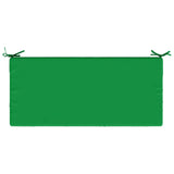 2-Piece Bench Cushions SOEST 2 pcs 100% Polyester Green 950165