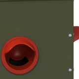 Chicken Feeder Olive Green 41.5 x 20.5 x 33 cm 874655