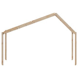 Kids' Bed Roof 213x95.5x144.5 cm Solid Wood Pine 846934