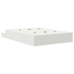 Storage Bed Frame White 236.5 x 150 x 31.5 cm Engineered wood 3335645