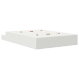 Storage Bed Frame with Drawer White 150 cm Engineered Wood 3335645