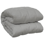 ZNTS Weighted Blanket Grey 120x180 cm 5 kg Fabric 350716