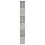 Book Cabinet/Room Divider Concrete Grey 80x24x192 cm Engineered Wood 800094