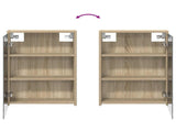Bathroom Mirror Cabinet Sonoma Oak 43 x 16 x 62.5 cm 889137