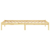 Bed Frame without Mattress Solid Wood Small Single 809977