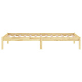 Bed Frame without Mattress Solid Wood Small Single 809977