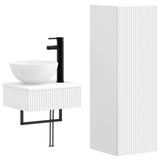 Bathroom Furniture Set 2 pcs White 33 x 34.5 x 100 cm 3406093