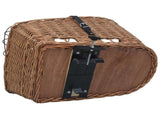 170903 Bike Rear Basket with Cover 55x31x36 cm Natural Willow