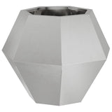 Planter Silver 50 x 50 x 40 cm Stainless Steel 884060