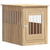 Dog Crate Furniture Sonoma Oak 55x80x68 cm Engineered Wood 838325