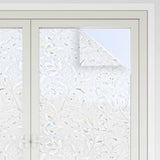 Window Films 4 pcs Frosted Flower Pattern PVC 3208980