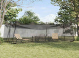 Garden Mosquito Net 156 Mesh Black 3 x 6 x 2.5 m Polyester 42033537
