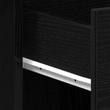 Desk with Drawer Black Oak 100 x 50 x 76 cm Engineered Wood 862464
