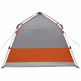 Instant Tent Water-resistant 2-Person Grey and Orange 42042264