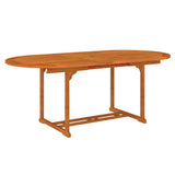 Garden Dining Set Reddish-brown Solid eucalyptus wood Medium 3087336