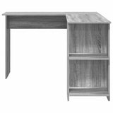 Corner Desk Grey Sonoma 140 x 113.5 x 75 cm Engineered Wood 869559