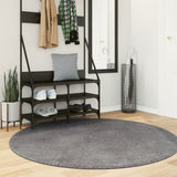 Rug HUARTE Short Pile Soft and Washable Anthracite 160 cm 375011