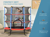 Kids Trampoline, with Safety Net, for Ages 3-10 Years T3398P348071