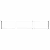 Garden Raised Bed Light Brown 290 x 50 x 36 cm Galvanised Steel 42017345