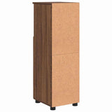Bathroom Cabinet with Storage Brown Oak 30 x 35 x 95 cm 883321