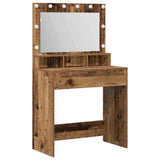 Dressing Table Old Wood 75.5 x 41 x 135 cm Engineered Wood 865116