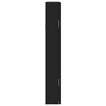 Mirror Jewellery Cabinet with LED Lights Wall Mounted Black 353239