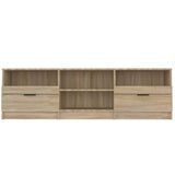 TV Cabinet Sonoma Oak 150x33.5x45 cm Engineered Wood 811460