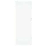 Wall Mounted Cabinet White 69.5x34x90 cm Engineered Wood 835010