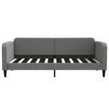 Daybed with Trundle&Drawers without Mattress Dark Grey 90x190 cm Single 3196890