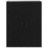 Wall Cabinet Black Oak 69.5 x 34 x 90 cm Engineered Wood 879518