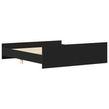 Bed Frame without Mattress Black 160x200 cm 3203762