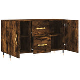 Sideboard Smoked Oak 100x36x60 cm Engineered Wood 828153